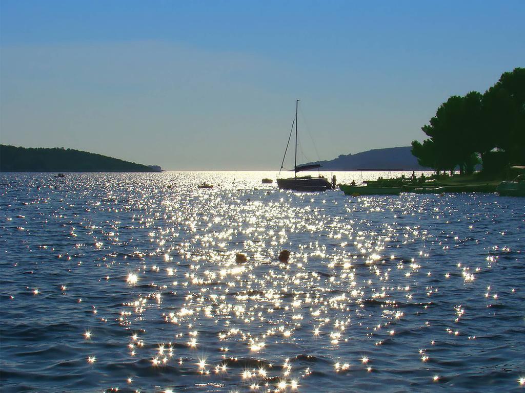 Charming Seaside Apartments Noa & Jakov, Zaboric Sibenik מראה חיצוני תמונה