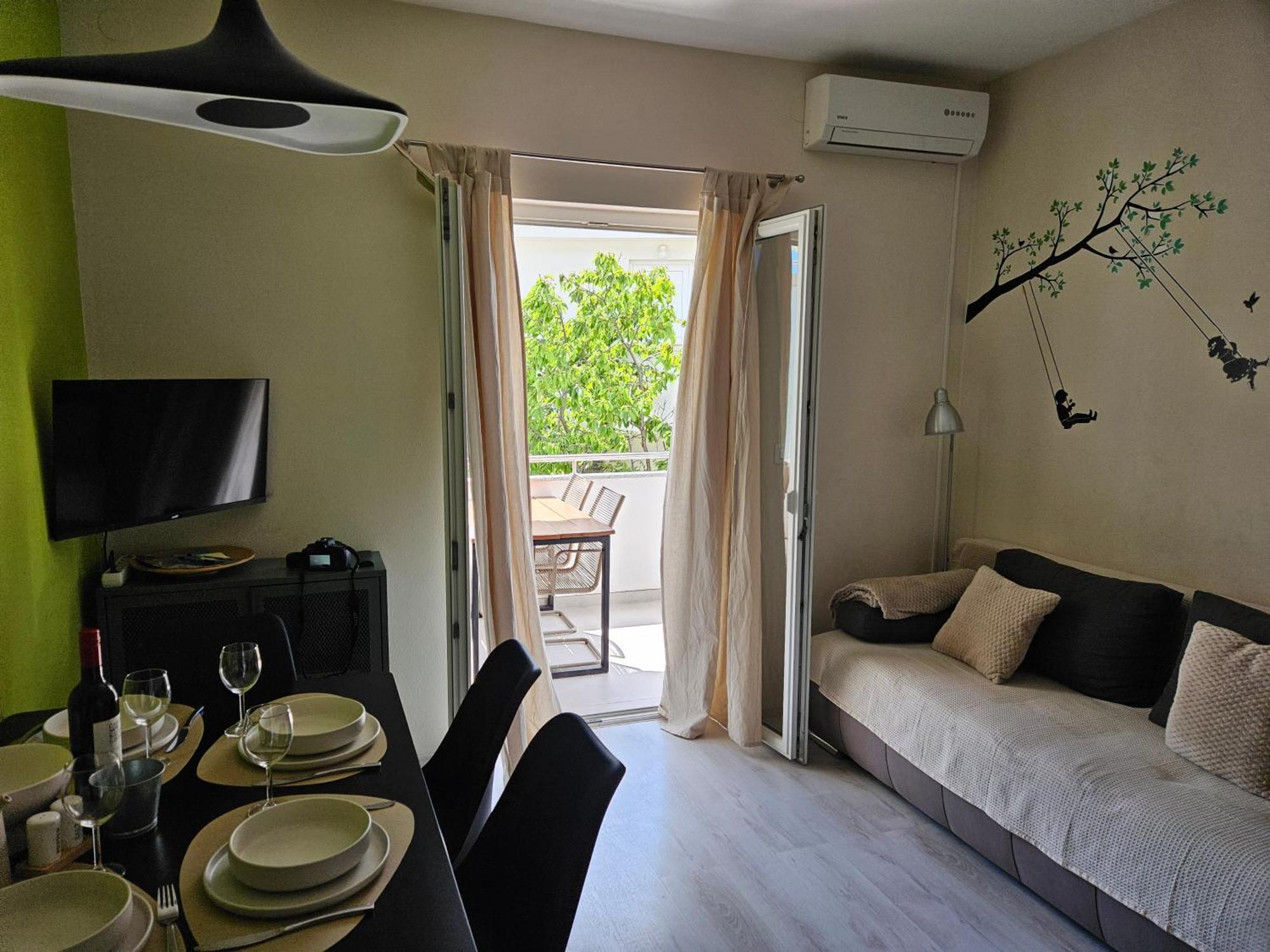 Charming Seaside Apartments Noa & Jakov, Zaboric Sibenik מראה חיצוני תמונה